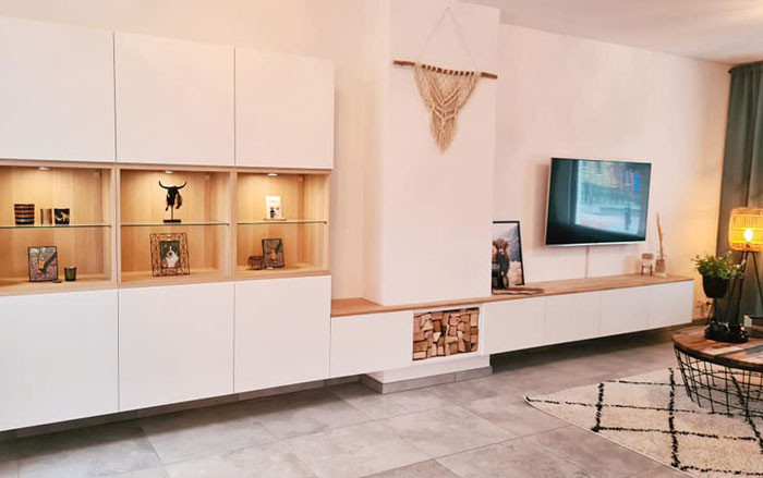 ikea hangkasten woonkamer