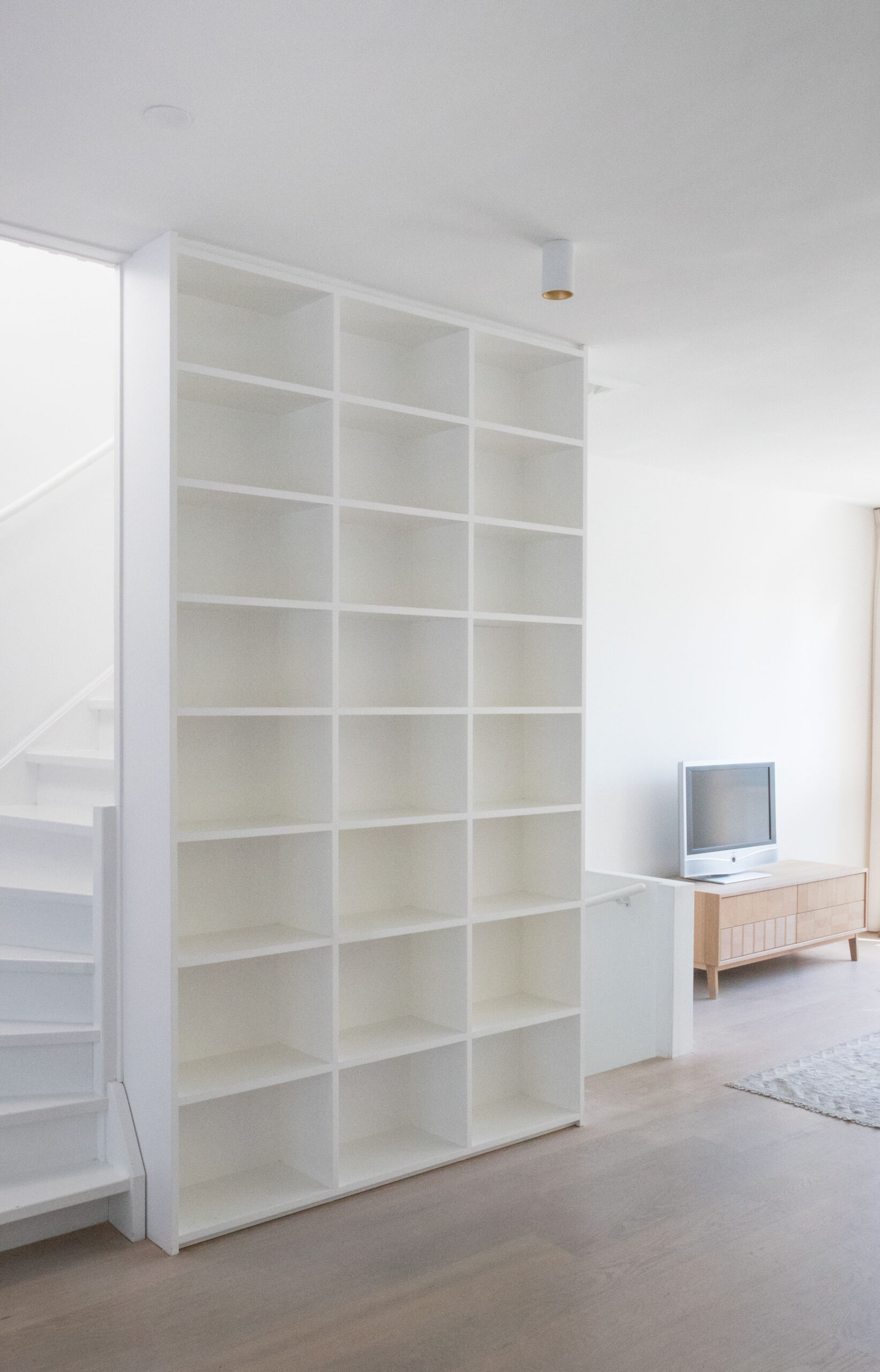 witte wandkast woonkamer